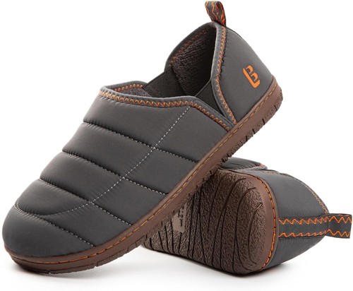 Men two tone slippers - slippers, memory