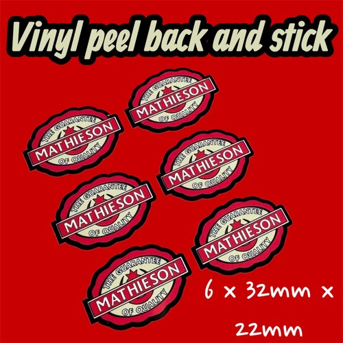 Mathieson vinyl stickers decal - vinyl,