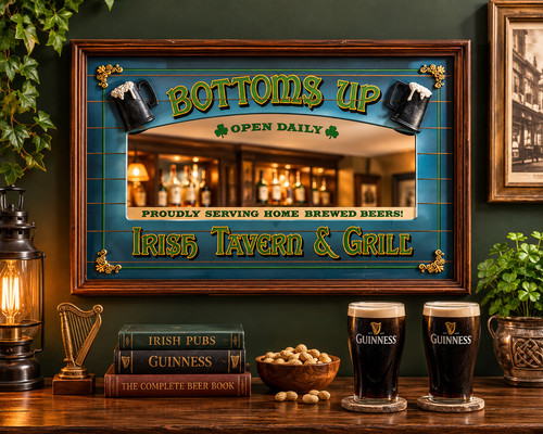 Vintage irish tavern - vintage,