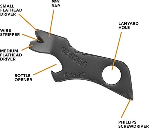 Gerber shard keychain - gerber,