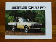 MITSUBISHI EXPRESS 4WD UTILITY & CAB/CHASSIS 4 PAGE BROCHURE JANUARY 1983
