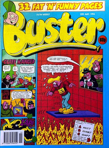 Buster comic vintage 1990s - -,