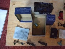 Meccano motors  propellers dredger buckets funnels and sundry items see pics