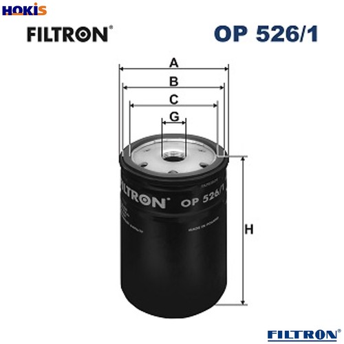 Oil filter 526 for vw - oil,