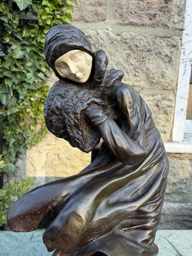 Vintage art deco - bronze, &