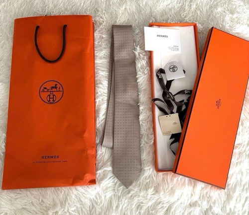 New unused hermes neck tie - new, h