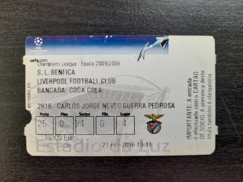 Ticket benfica liverpool - benfica, v