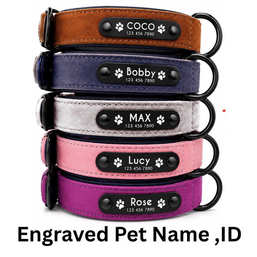 Personalised leather dog - personalised,