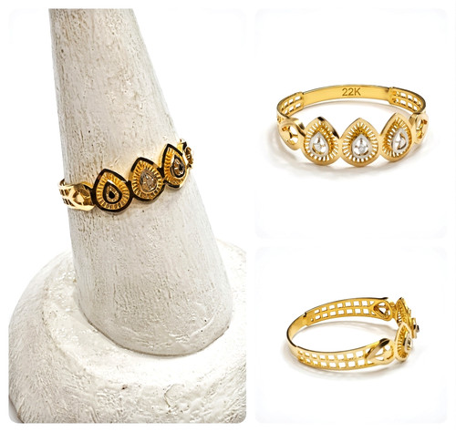 22k beautiful lady ring - ring, in