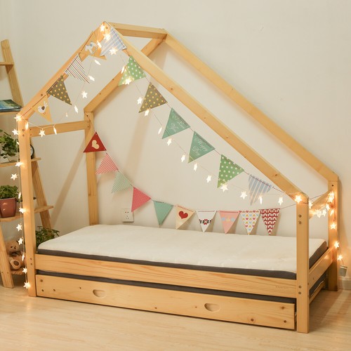 Double children floor - floor, bed