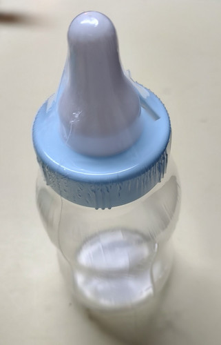 Baby bottle coin bank - baby, savings