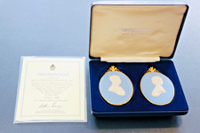 Wedgwood Jasper Portrait Miniatures Charles & Diana Royal Wedding 1981 