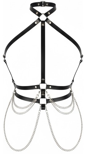 Gothic leather body harness - gothic,
