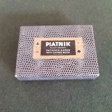Vintage Complete PIATNIK Patience Cards with Games Book Boxed - Horse & Hound 
