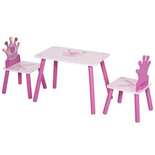 HOMCOM 3 Pcs Kids Princess &