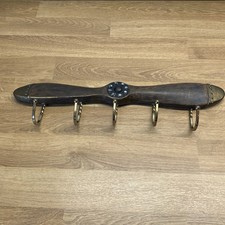 Wooden airplane propeller with