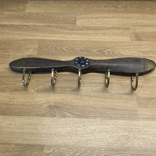 Wooden airplane propeller with