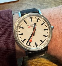 Men’s Watch - Mondaine Swiss Railways Watch   RR Watch 41mm - Used with Box etc