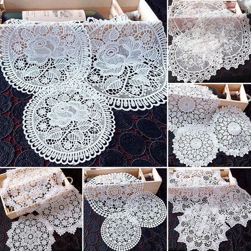 Set white vintage hand - set, of