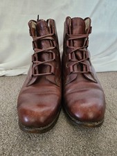 WW2 CC41 1940s Woman's Winter Leather & Sheepskin Boots