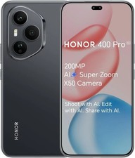 Honor 400 Pro 5G 512GB 12GB RAM 200MP Dual SIM Unlocked AI Super Zoom Black