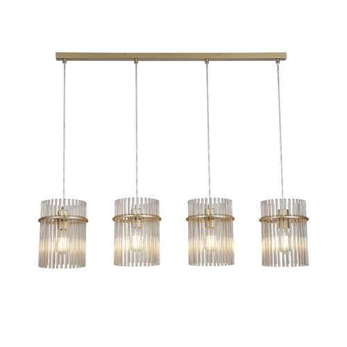 Pendant light bar - pendant, gold