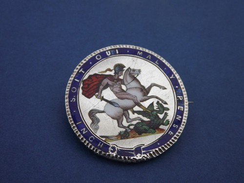 1820 george iii enamel - enamel, crown