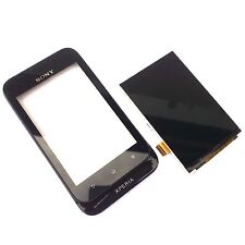 Sony Xperia Tipo ST21i front+digitizer touch screen+LCD display bla Genuine