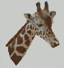 Giraffe Head Counted Cross Stitch Kit 14" x 9.5" 35.7cm x 24.1cm A2298