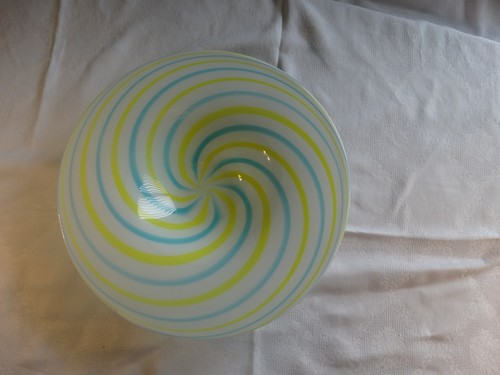 Vintage murano art glass - glass, swirl