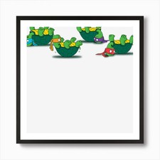 Now what Ninja Turtles Art Print Framed Wall Art Poster Canvas Print Picture