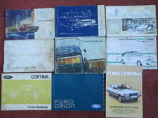 VARIOUS FORD CAR HANDBOOKS - JOB LOT