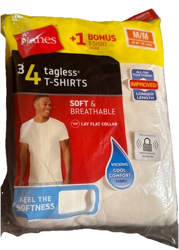 Hanes tagless white shirts - hanes, t-shirts