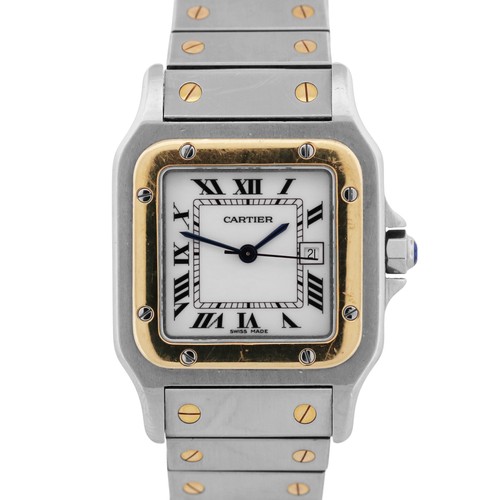 Papers cartier santos two tone - santos, two-tone