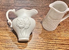 2x Antique Tiny Miniature Jug