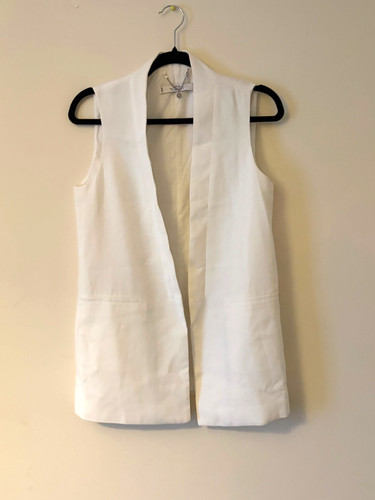 White mango waistcoat - waistcoat, size