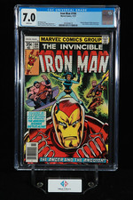 IRON MAN #104 ~ CGC 7.0 ~ Madame Masque & Midas app ~ Bronze Age ~ Marvel (1977)