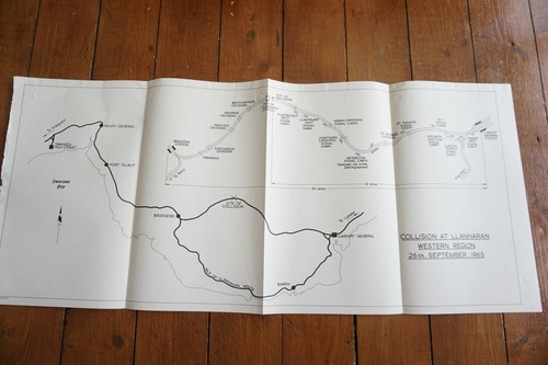 1965 llanharan railway - llanharan, track