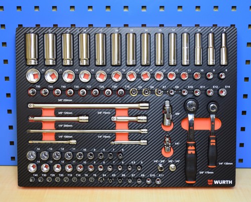 Würth zebra socket wrench set - zebra,