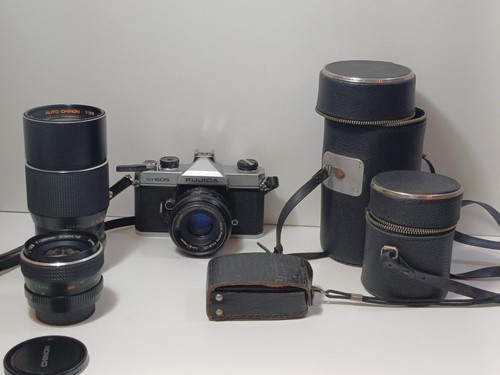 Vintage fujica st605 35mm slr - vintage,