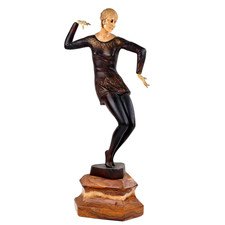 Art deco charleston dancer - art,