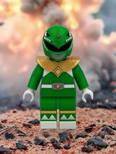 Power Rangers - Green Ranger - 3D printed 9" Lego inspired XL Mini Figure