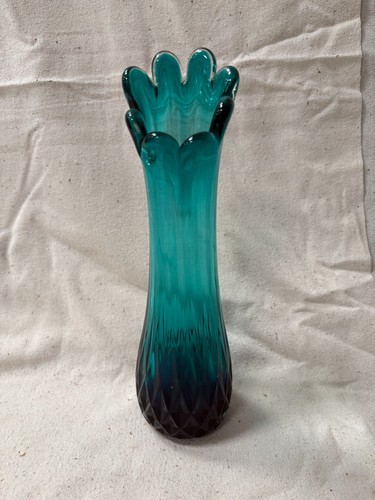 Swung glass vase turquoise - swung,