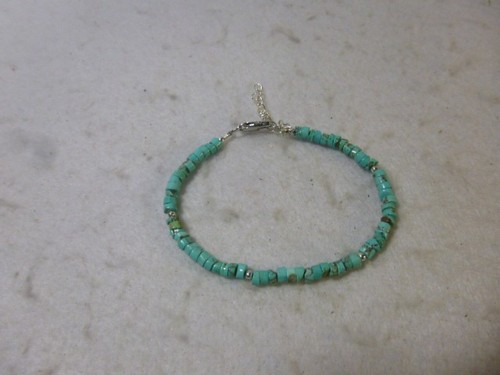 Turquoise heishi bead and - turquoise,