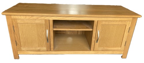 Large oak stand - -, used