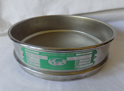 Laboratory test sieve - test,
