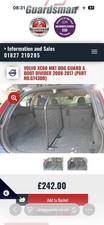 Volvo XC60 Dog Guard And