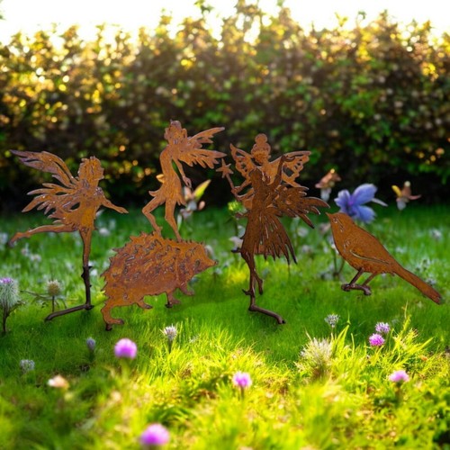 Garden rusty silhouette - garden,