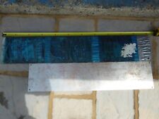 2x aluminium sheet  1100MM X 200mm x 5mm wide / 90MM X 200MM X5MM  FREEPOST UK