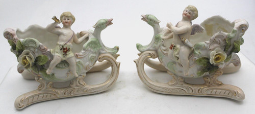Pair antique continental - pair, of